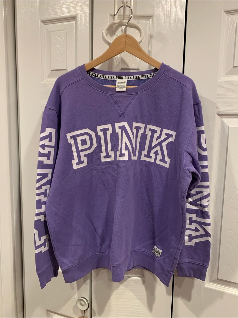 PINK Victoria's Secret Lavender Purple Logo Sweatshirt